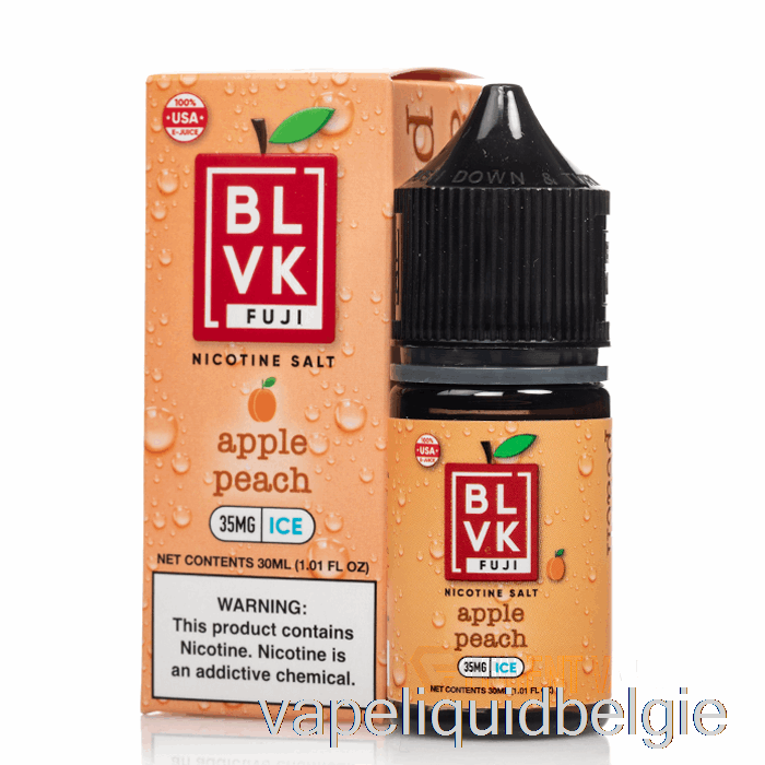 Vape Smaken Appel Perzik Ijs - BLVk Fuji Zouten - 30ml 35mg